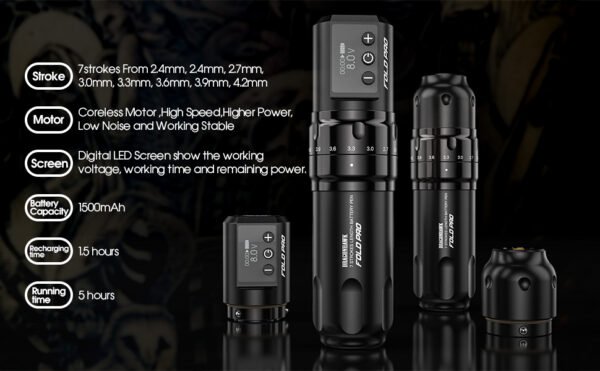 Mast Fold PRO Tattoo pen - Image 6
