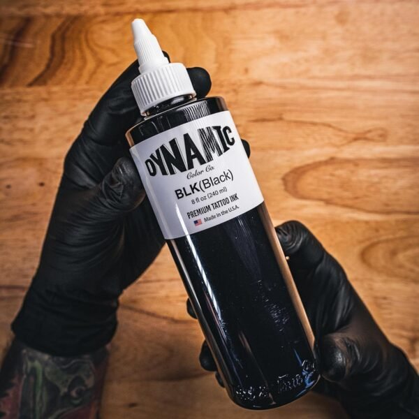 Dynamic Tattoo Ink Black -240ml- 8 oz. - Image 2