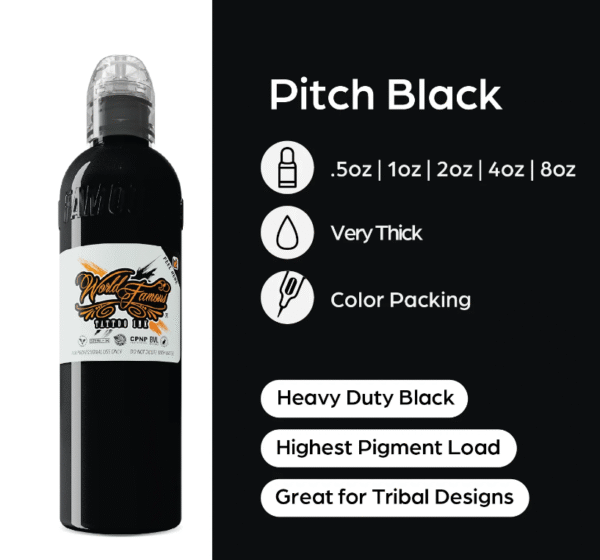 World Famous Pitch Black 120ml. - Image 2